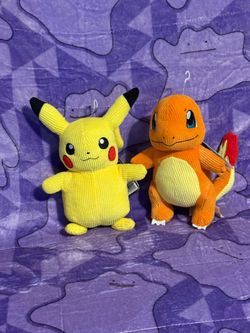 Pikachu and charmander