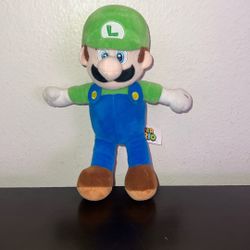 2023 Super Mario 10” Luigi Plush Nintendo