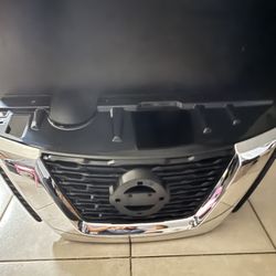 For Nissan Rogue 2017 2018 2020 Chrome Front Bumper Upper Grille Grill NI1200281