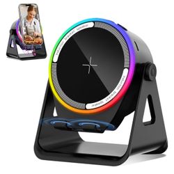 Brand New Wireless Induction Speaker, Multifunctional Bluetooth Phone Holder 