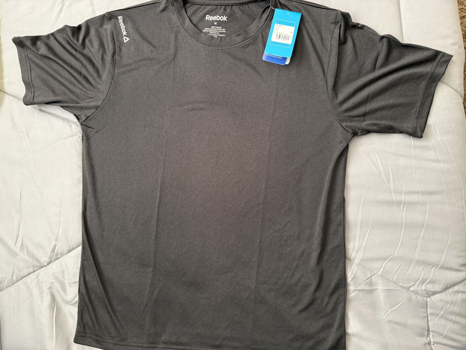 Reebok Men's Endurance  Black Basic T-Shirt