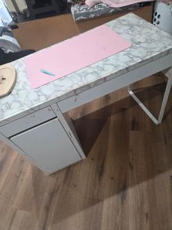 Used desk white