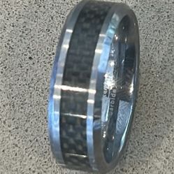 Tungsten And Carbide Ring (any Size that’s Requested)