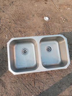 Double kitchen sink