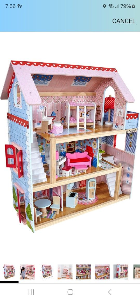 KidKraft Chelsea Doll Cottage NIB