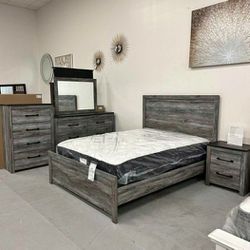 Brand New Gray Bedroom Set 