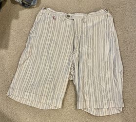 Vintage Abercrombie & Fitch Striped Cotton Shorts – Men’s 32 – Early 2000s
