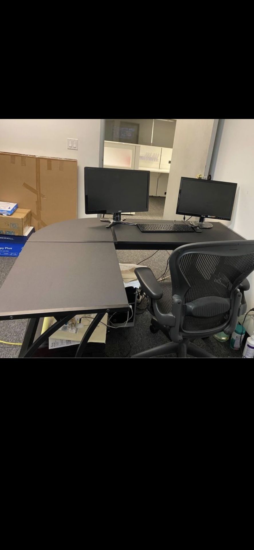 L Shaped Desk Corner Brand New. 