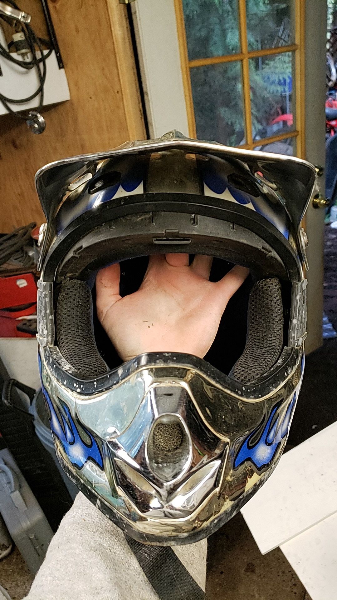 Dirt bike helmet