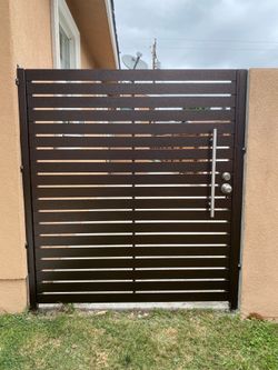 Wrought iron gates