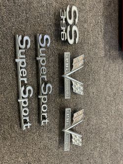 OEM 1966 Chevelle  Super Sport Chevy Emblems