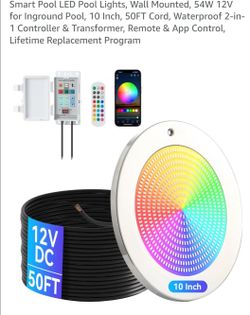 LED Smart multicolor pool light