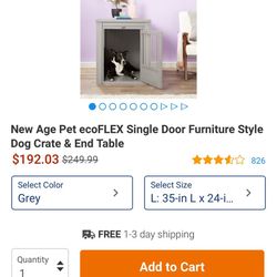 New Dog Crate Built It Too Small For Our Dog Never Went In It MEDIUM