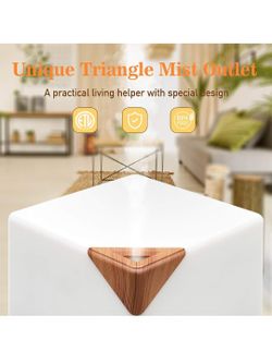 700ml Premium Essential Oil Diffuser, 5 in 1 Ultrasonic Aromatherapy Fragrant Oil Vaporizer Humidifier, Timer and Auto-Off Safety Switch, 7 LED Light 