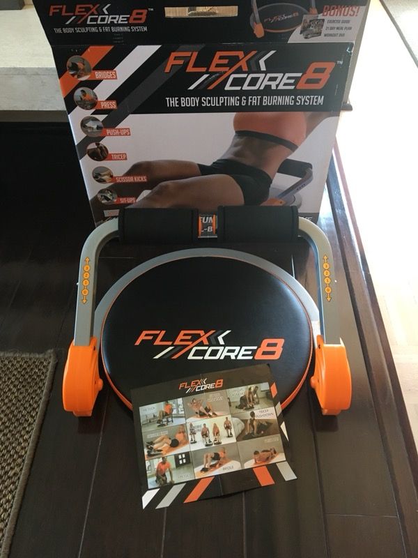 FitNation Flex Core 8 resistance & abs workout machine - like new in box