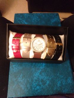 Watch With Assorted Bands 