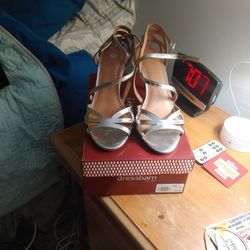 Size 9 Silver Heels