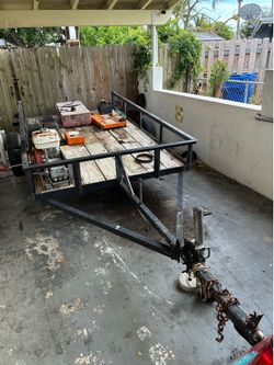 Heavy-Duty 6x8 Landscape Utility Trailer