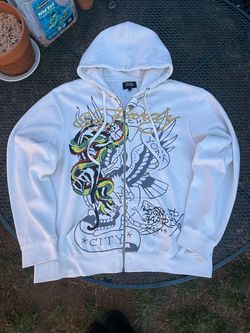 Ed Hardy zip up hoodie