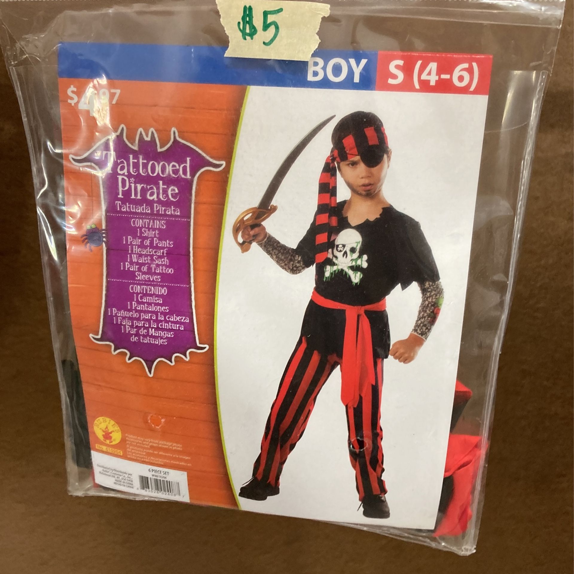 New Halloween Costume Size 4-6 $5