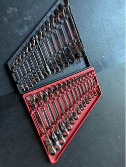 Milwaukee Flex head ratcheting wrench set SAE and Metric