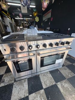 Thor Stainless Steel Dual Oven Gas Range