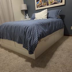 Full Storage Bed And Mattress