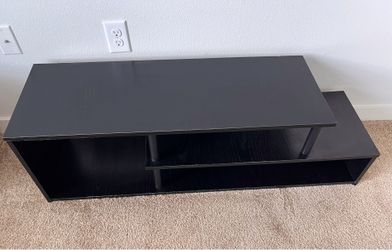Low Profile TV Stand - Black Finish