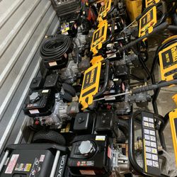 DEWALT PRESSURE WASHERS UP TO 4000PSI 