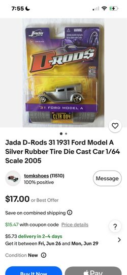 Jada 1:64 D- ROD$ ‘31 FORD