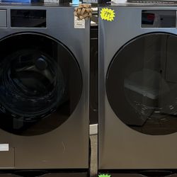 Samsung Bespoke Washer And Gas Dryer 