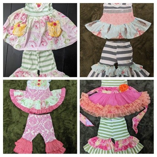 Boutique Clothing Girls 24m 2t Giggle Moon Outfits Girls 