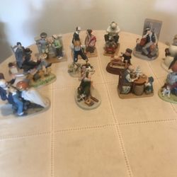 Norman Rockwell Porcelain Collectibles.  