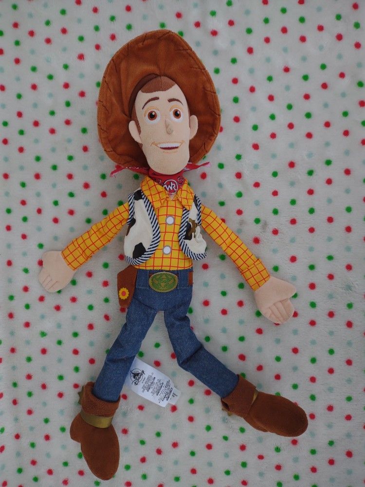 Disney Store WOODY PLUSH Doll - Toy Story -