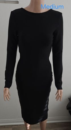 Black Long Sleeve Dress 