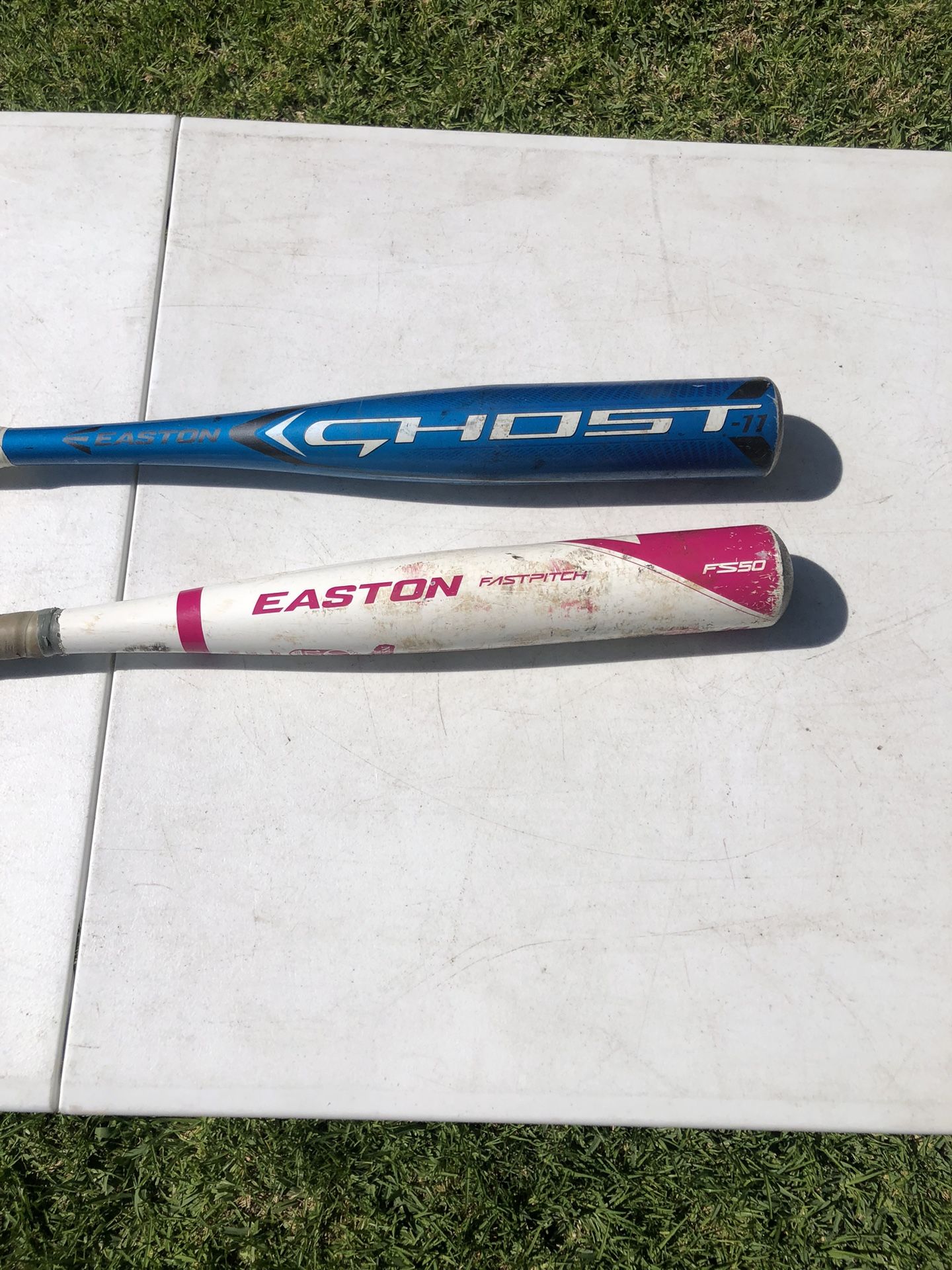 26” Easton Ghost & Fast pitch Soft Ball Bat Set
