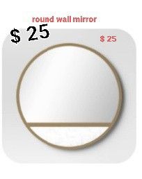 Brand New Round Wall Mirror
