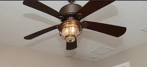 52-In Ceiling Fan with Light Kit and Remote
