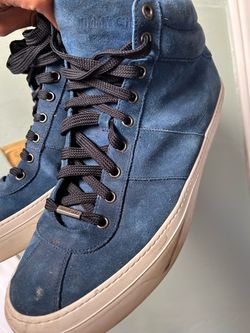 Men’s Jimmy Choo blue suede high top sneakers size 11 good condition