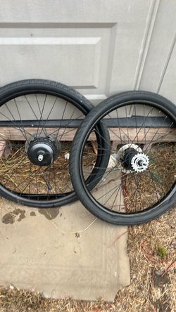 E-bike rim and motor set