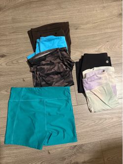Yoga shorts 6 pairs all size small