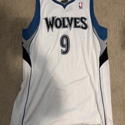 Minnesota Timberwolves Jersey Ricky Rubio signed