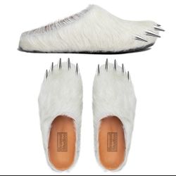 White Bear Claws Slippers SIZE 9 