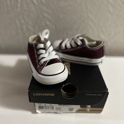 Burgundy Converse 4c