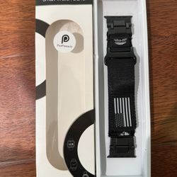 Rugged Nylon for Apple Watch Ultra 2/ Ultra 3 Band Series 11/10/9/8/7/6/5/4/3/SE iWatch Bands Men,Soft Woven Stars-Stripes Flag Wristbands Strap for A