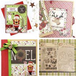 Holly Jolly 24pc Stamps & Dies Set