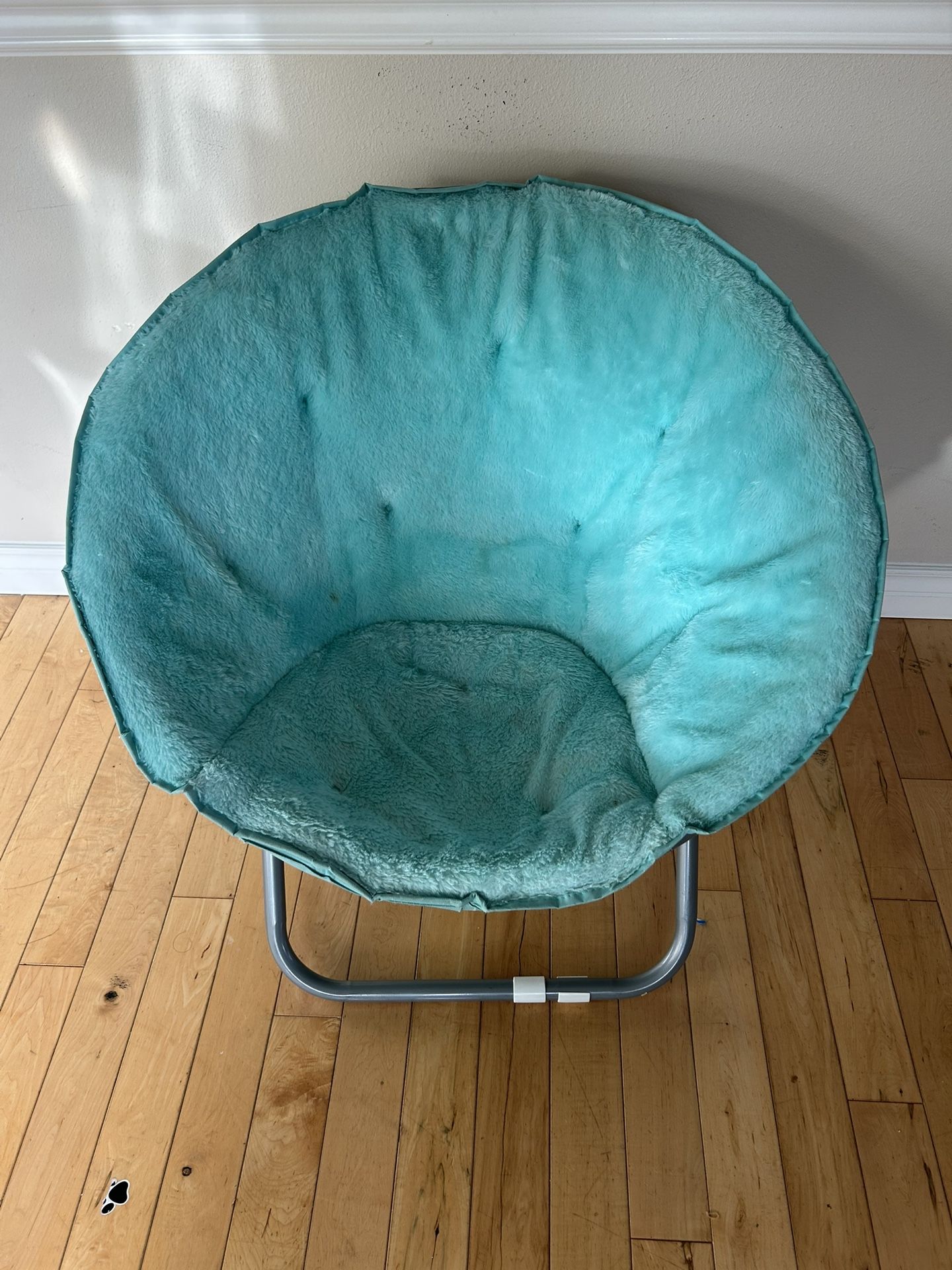 Saucer Faux Fur Chair