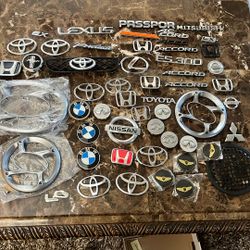 Car Emblem Logos Speaker Grille Trim Ring