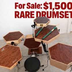 🔥 RARE CROAKER HEXAGONAL DRUMSET – CUSTOM WOOD – $1,500 🔥 