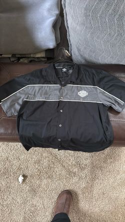 Harley Davidson Button Up Shirt XL